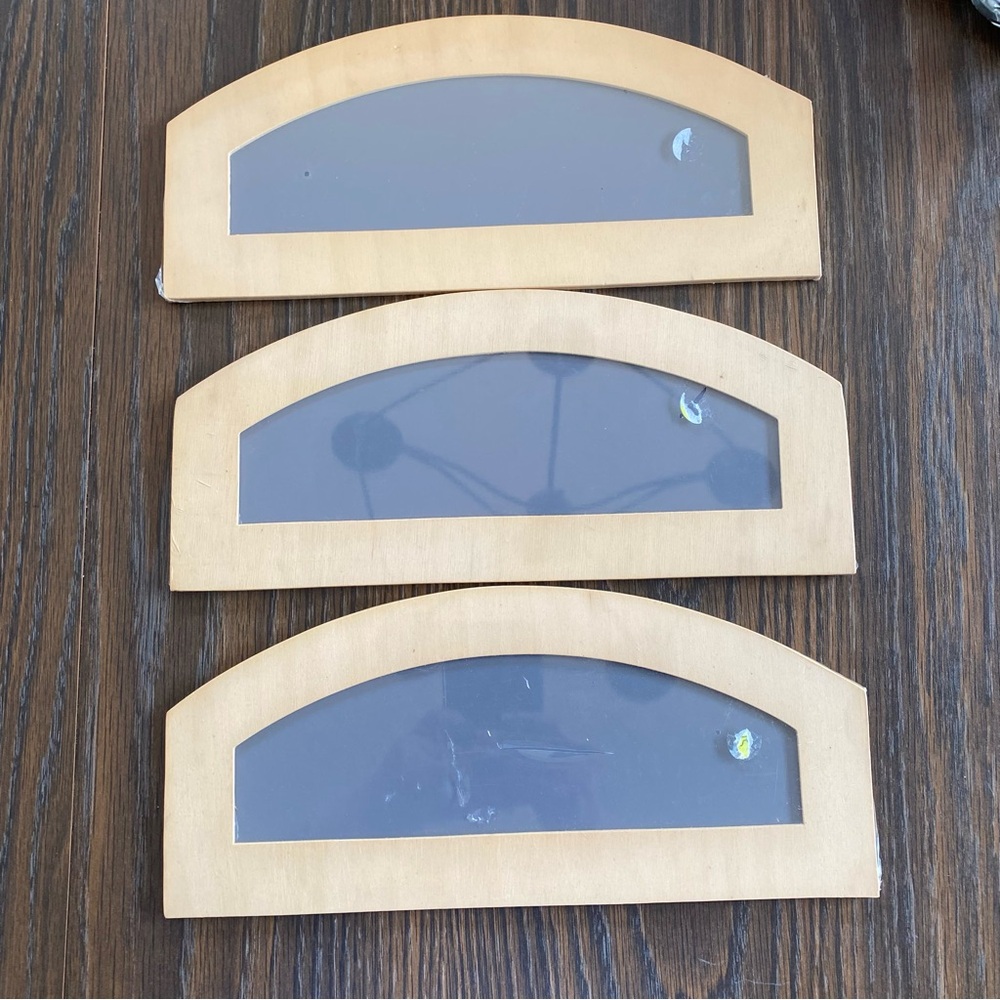 3 New Wooden and Chalkboard Arches Craft Boards